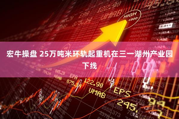 宏牛操盘 25万吨米环轨起重机在三一湖州产业园下线